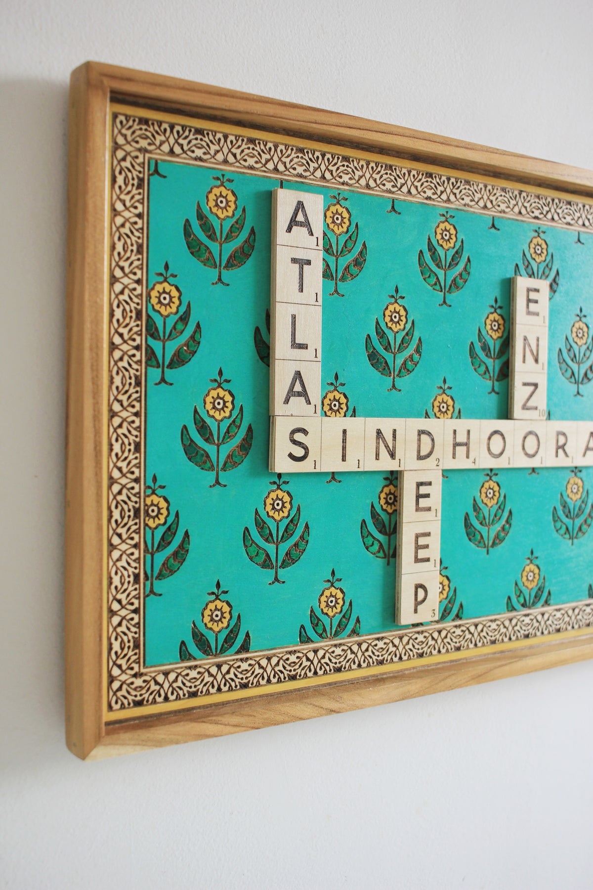 Block Print Scrabble