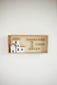 Scrabble House Sign