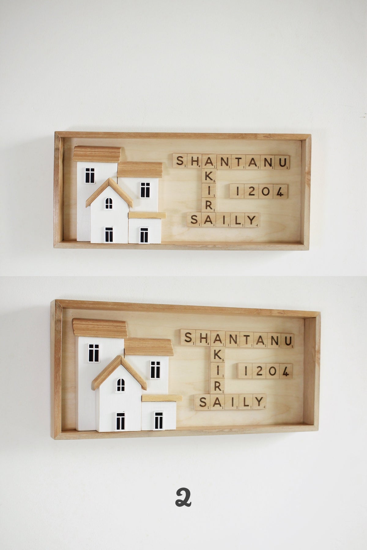 Scrabble House Sign