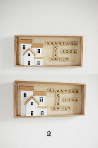 Scrabble House Sign