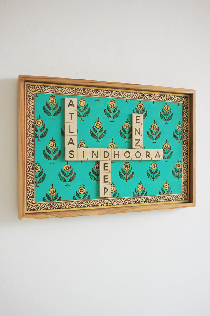 Block Print Scrabble