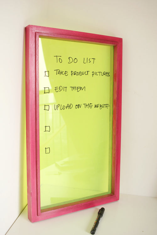 Neon Dry Erase Frame