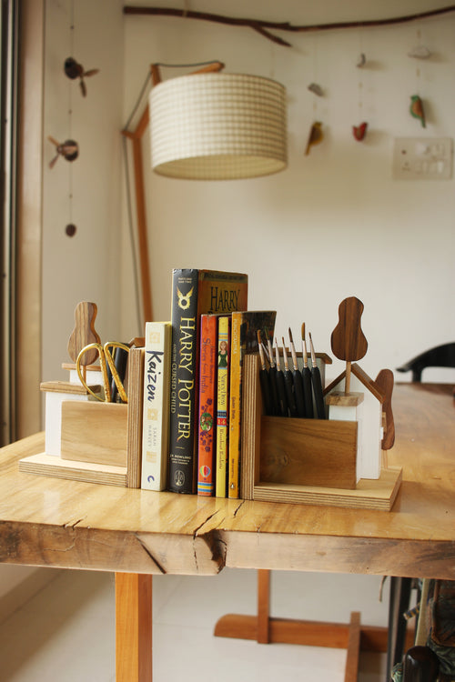 White Cottage Bookend