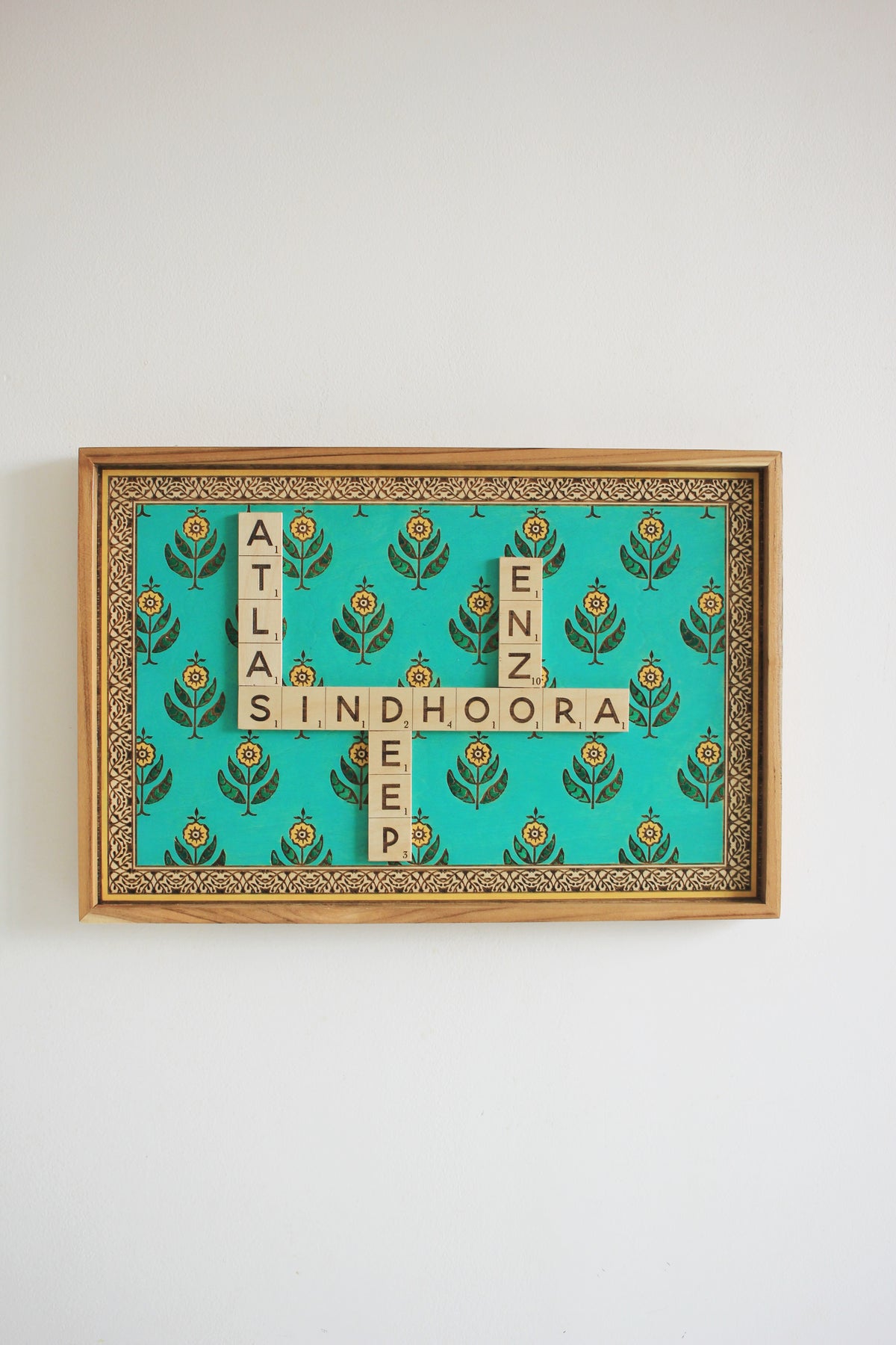 Block Print Scrabble