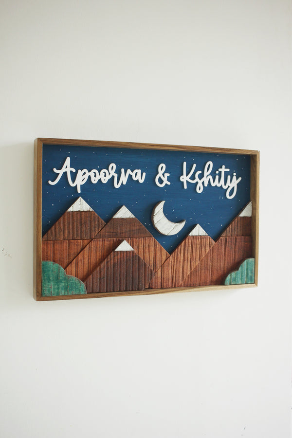 Peaky Mountain Sign