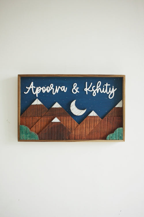 Peaky Mountain Sign