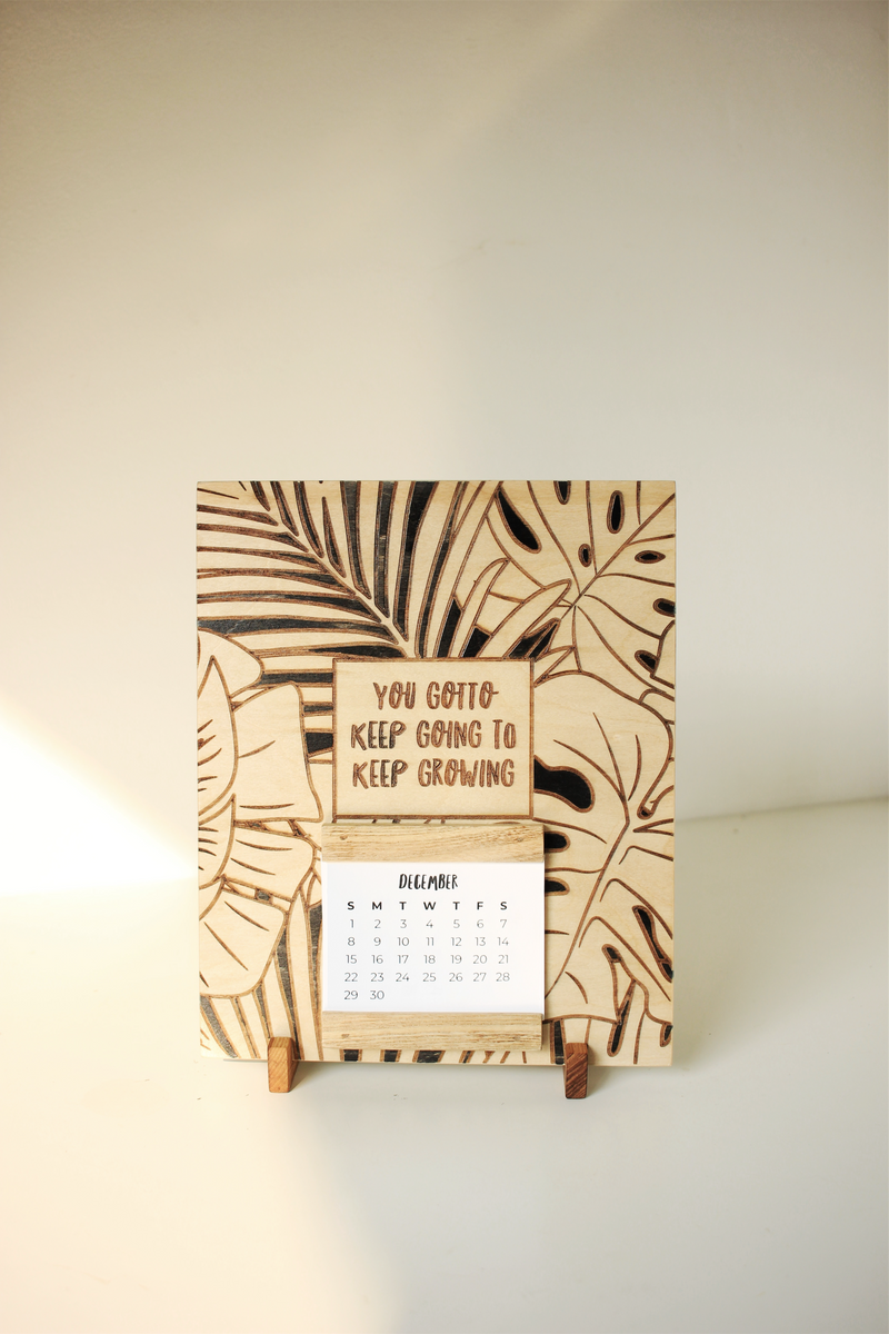 Leafy Desk Calendar